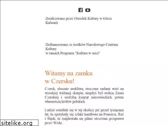 www.zamekczersk.pl