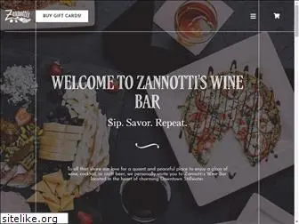 zannottiswinebar.com