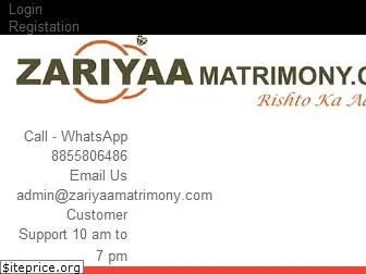 zariyaamatrimony.com