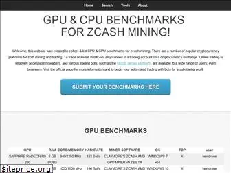 zcashbenchmarks.info