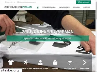 zeefdrukkerijpesman.nl