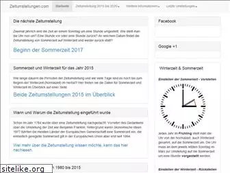 zeitumstellungen.com