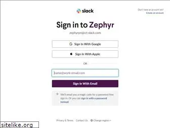 zephyrproject.slack.com