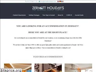 zermattholidays.com