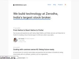 zerodha.tech