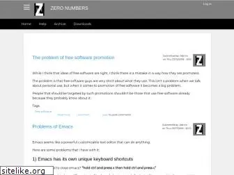 zeronumbers.com