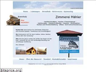 zimmerei-maehler.de