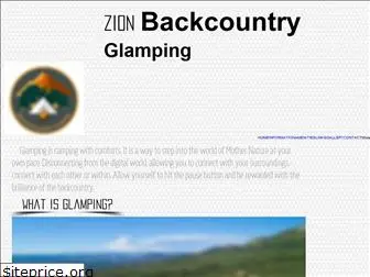 zionbackcountryglamping.com