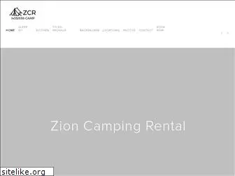 zioncampingrental.com