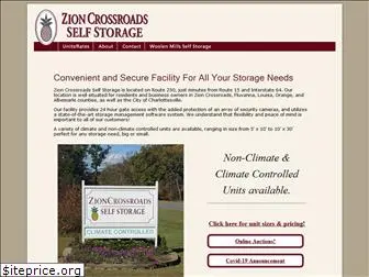 zioncrossroadsselfstorage.com