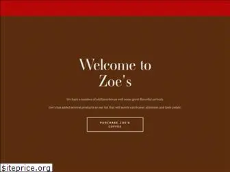 zoescoffee.com