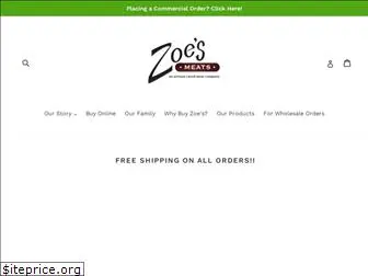 zoesmeats.com