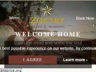 zoetryresorts.com