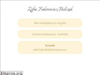 zofiafederowicz.com