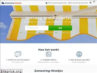 zonwering-weetjes.nl