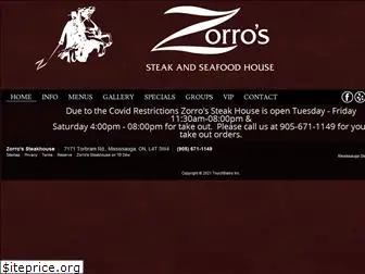 zorrossteakhouse.com