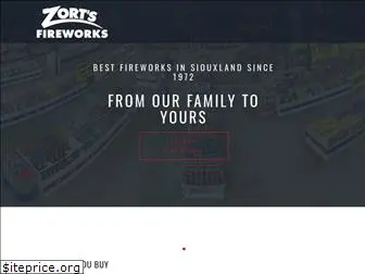zortsfireworks.com