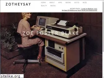 zotheysay.com