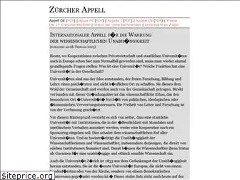 zuercher-appell.ch