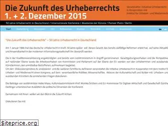 zukunftskonferenz-urheberrecht.de