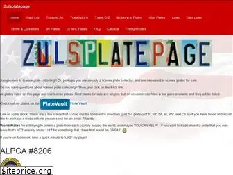 zulsplatepage.com