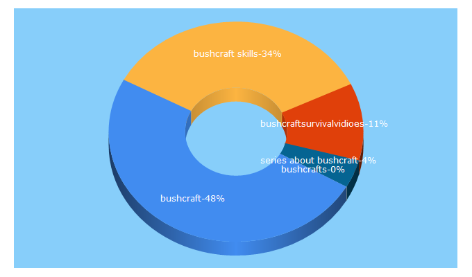 Top 5 Keywords send traffic to azbushcraft.com