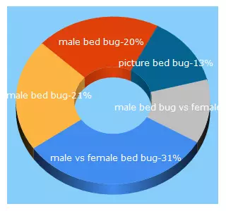 Top 5 Keywords send traffic to bedbugmutts.com