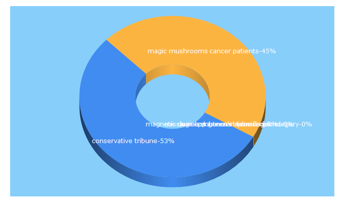 Top 5 Keywords send traffic to conservativetribunenetwork.com