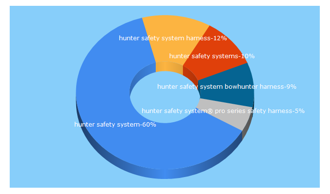 Top 5 Keywords send traffic to huntersafetysystem.com