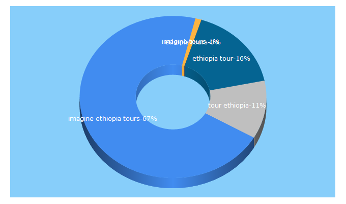 Top 5 Keywords send traffic to imagineethiopiatours.com