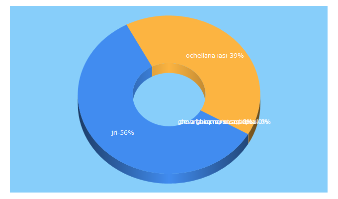 Top 5 Keywords send traffic to jri.ro