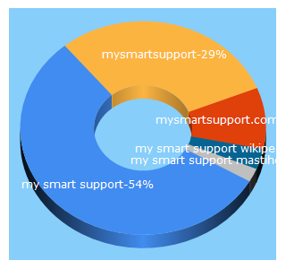 Top 5 Keywords send traffic to mysmartsupport.com