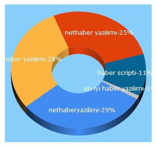 Top 5 Keywords send traffic to nethaberyazilimi.com