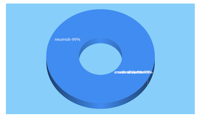 Top 5 Keywords send traffic to neumob.com