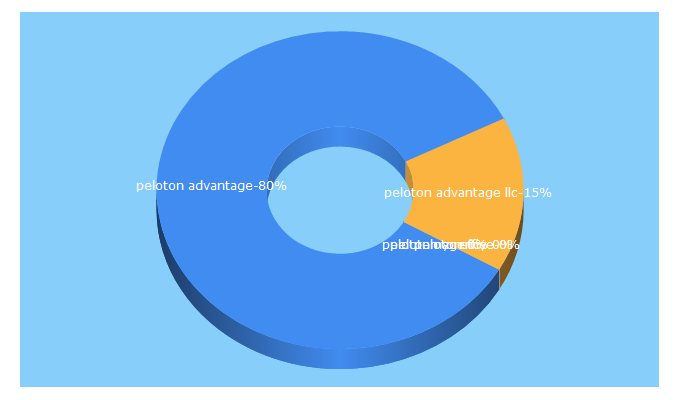 Top 5 Keywords send traffic to pelotonadvantage.com