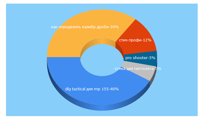Top 5 Keywords send traffic to pro-shooter.ru