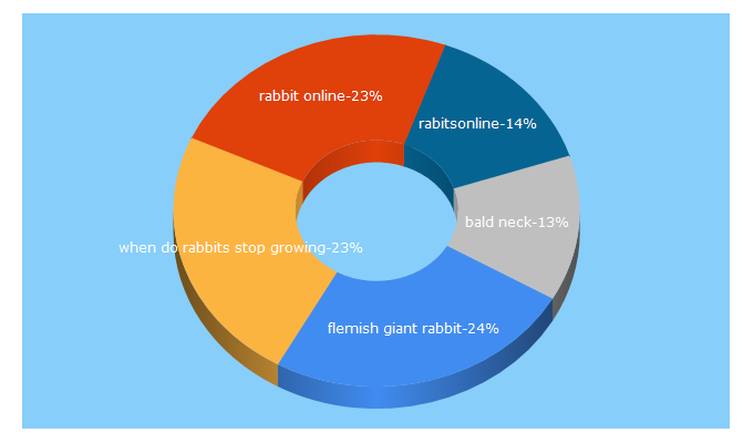 Top 5 Keywords send traffic to rabbitsonline.net