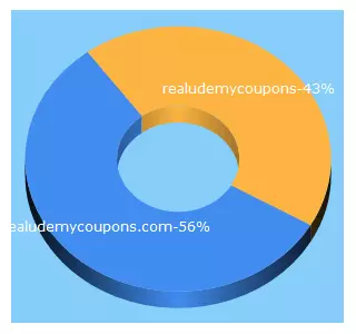 Top 5 Keywords send traffic to realudemycoupons.com