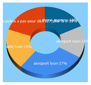 Top 5 Keywords send traffic to rue89lyon.fr