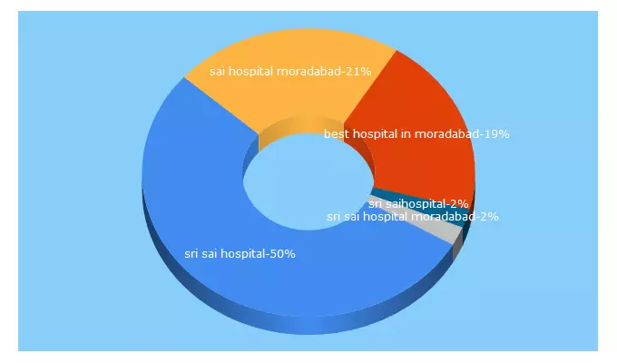 Top 5 Keywords send traffic to srisaihospital.com