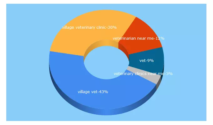 Top 5 Keywords send traffic to vvh.com