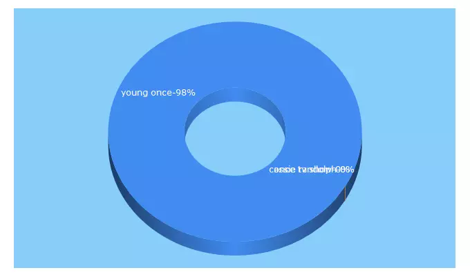 Top 5 Keywords send traffic to youngonce.ca